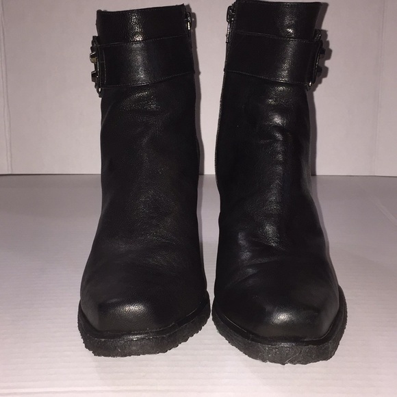 Stuart Weitzman leather wedge boot EUC - Picture 2 of 5